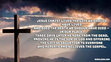 Timeline of Jesus Christ Life on Earth - 1 Perfect Redeemer